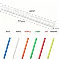 7.5cm Bicycle Spoke Reflectors Stickers 36pcs Colorful Wheel Reflective Tape Strip DIY Cycling Safety Warning Light Kit for Bike. 