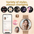 LIGE New Women's Smart Watch Amoled HD Screen Sports Heart Rate Bluetooth Call IP68 Waterproof Ladies Smartwatch For Android iOS. 