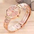 6 PCS New Luxury Love Rhinestone Jewelry Ladies Ring Necklace Earrings Bracelet Set Simple Digital Steel Strap Quartz Watch. 