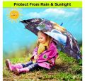 Waterproof Cover Children's Umbrella ,Boys and Girls Cartoon Umbrella. 