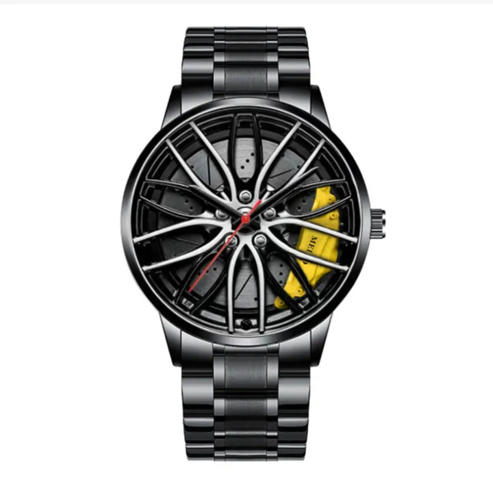 Car%20Watches%20For%20Men,Waterproof%20Stainless%20Steel%20Quartz%20Wrist%20Watch%20Sports%20Men%E2%80%99s%20Watches%20With%20Car%20Wheel%20Rim%20Hub%20Design%20-%20Image%205