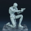 High Quality Body Kun / Body Chan Pose Play Grey Color Ver. Black Orange Pvc Action Figure Collectible Model Toy .