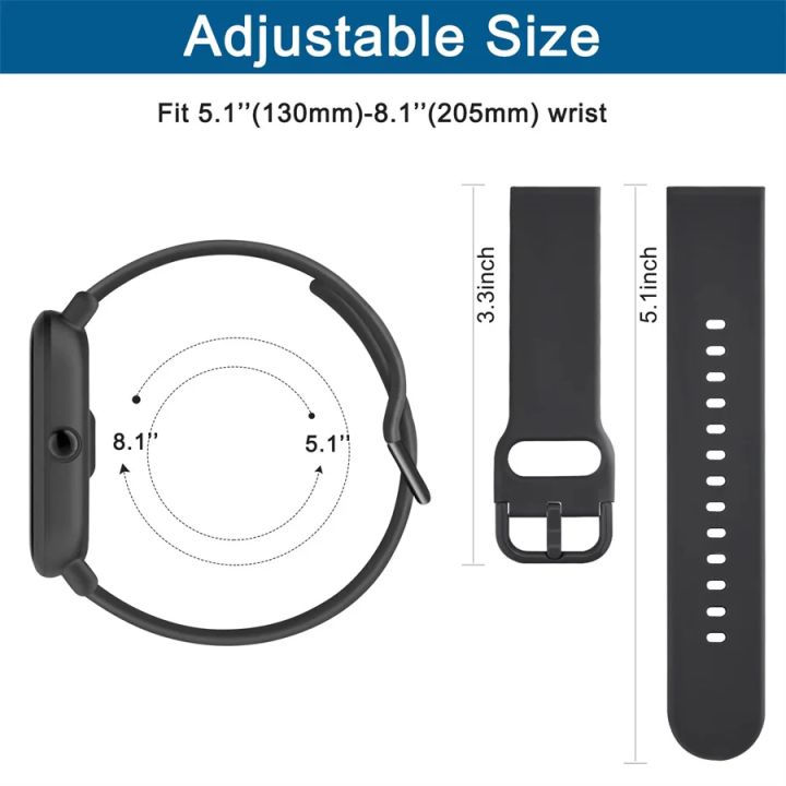 20mm/22mm%20Silicone%20band%20For%20Amazfit%20GTS/2/2e/3/4%20GTS2%20Mini/GTR%204/3/Pro/47mm/GTR2/2e/stratos/3%20Bracelet%20Bip/U/S/lite%20Watch%20strap%20-%20Image%203
