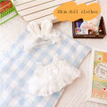 For 17cm Mini Doll Labubu Doll Clothing Toys Cute Mini Plush Doll Clothing Accessories Dress. 