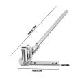 Manual Bender Metalworking Bending Device Steel Plate Bending Tool for Metalworkers DIY Enthusiasts Workshop Professionals. 