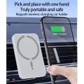30W Magnetic Car Wireless Chargers Air Vent Clip Phone Holder for iPhone16 15 14 13 12 Pro Max Macsafe Car Charger Fast Charging. 