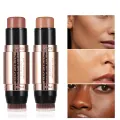 HANDAIYAN dual-ended contour concealer stick with brush lightweight waterproof Long Lasting 8 Colors Choices Women Cosmetics. 