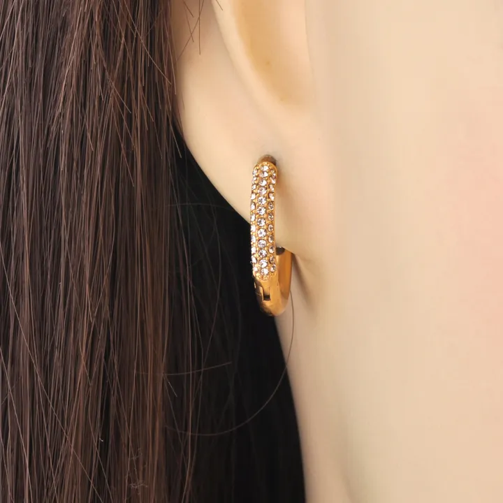 Lokaer%20Fashion%20316L%20Stainless%20Steel%20Rhinestone%20Hoop%20Earrings%2018K%20PVD%20Gold%20Plated%20Handmade%20Daily%20Jewelry%20for%20Women%20Girls%20E24216%20-%20Image%206