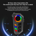 K06A Helmet Bluetooth Headset | Bluetooth 6.0 | IP67 Waterproof | CVC Noise Cancellation | 800mAh Battery | 20+ Hours Playtime | Type-C Charging | for Motorcycle, Bike, Delivery Riders. 