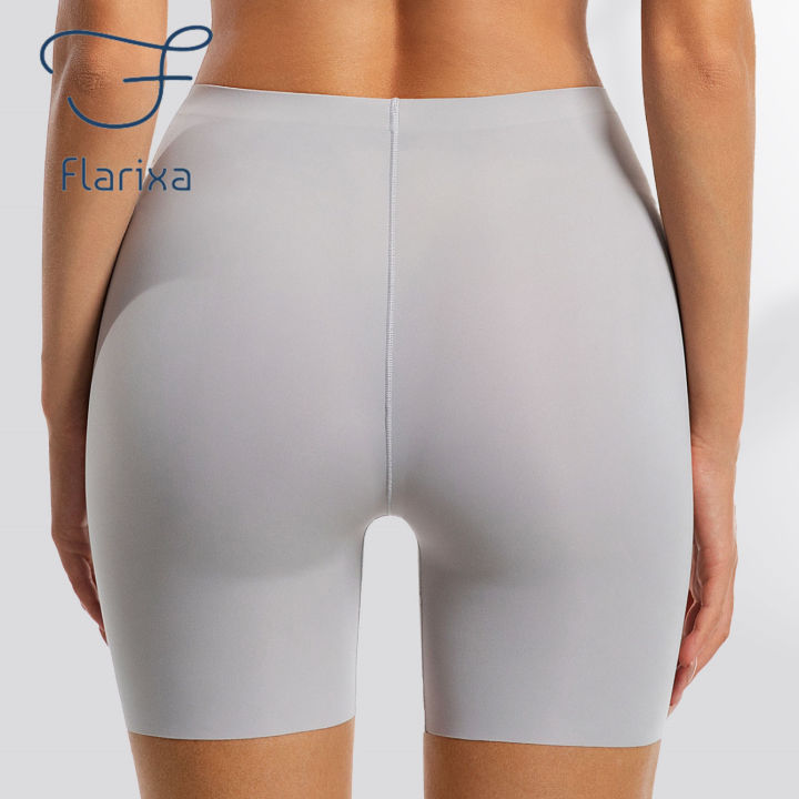 Flarixa%20High%20Waist%20Women%20Long%20Leg%20Girdle%20Panty%20Comfortable%20Seamless%20Long%20Panties%20Tummy%20Tight%20Seamless%20Shorts%20Panties%20Shapewear%20-%20Image%204
