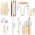 Clay Tools Set Sculpting Kit Sculpt Smoothing Wax Carving Pottery Ceramic Tools Polymer Shapers Modeling Carved Tool Sculpture. 