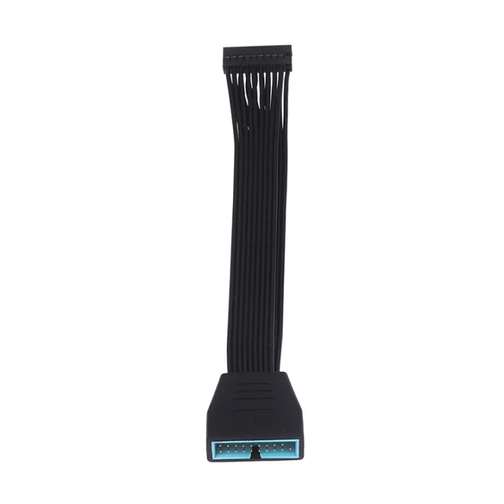 New%20Small%20Mini%20USB%203.0%2019/20%20Pin%20Internal%20Extension%20Header%20Adapter%20Cable%20Black%20Flat%20Wire%20Cable%20for%20Motherboard%205.9inch/15cm%20-%20Image%206