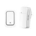 Self-Powered Wireless Doorbell, Household Anti-Theft Door Digital Music Chime Remote Control for Elderly Person's Call Device. 