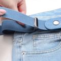 Adjustable Stretch Belt No Buckle Invisible Belt for Women Men Jeans Easy Wear Unisex Elastic Waistband designer belt. 