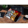 Tom jerry face Laptop back cover / skin / sticker for girls / boys - Vinyl Sticker Decal - For All Laptops - Sizes 13 13.3 14.6 15 15.4 15.6 inches Laptop. 