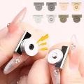 1/2/3Pcs Snap Buttons Metal Seamless Magnetic Buckle Clasp for Tote Bags, Clothing and DIY Crafts, No-Sewing Clip for Purse. 