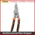 21 IN 1 Multifunctional Wire Stripper Professional Wire Stripping Tool Electric Cable Cutter Electrician Crimping Pliers. 