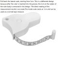 Automatic Telescopic Tape Measure Body Measuring Tape Sewing Ruler Tools Centimeter Tapes For Body Meter Measure White Tools. 