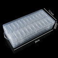 Bead Organizer Box 12/24/30Pcs Small Clear Plastic Bead Storage Containers with Hinged Lid for Storage Crafts Jewelry Organizer. 