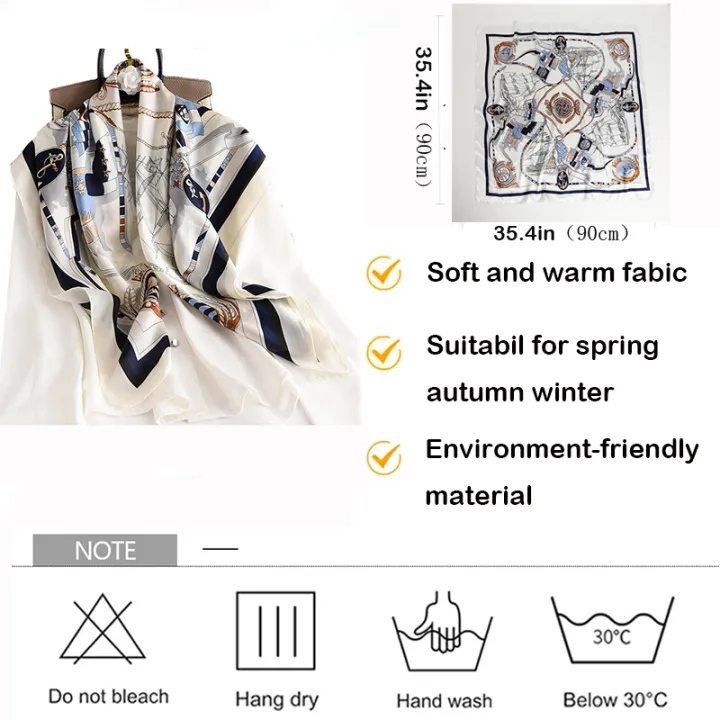 90*90cm%20Women%20Square%20Silk%20Scarf%20Luxury%20Brand%20Large%20Shawl%20Neckerchief%20Print%20Headband%20Female%20Foulard%20Bandana%20Wraps%20Hijab%20Scarves%20-%20Image%205