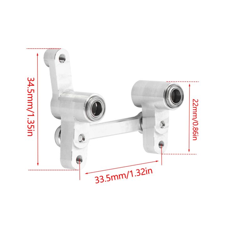 CNC%20Aluminum%20Steering%20Group%20Assembly%20With%20Bearings%20Link%20Tie%20Rod%20For%201/14%20MJX%2014209%2014210%20RC%20Car%20Metal%20Modification%20Upgrade%20Parts%20-%20Image%205
