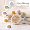 Soft Silicone Baby Teether – Cartoon Shape Rich Biting Points, Rounded Corners, Finger Shape Awareness, High-Temp Sterilizable.