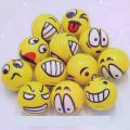 6 pic Hand exercise ball Stress reliever emoji ball -.