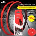Road bicycle TPU inner tube 700C*23 35C 45/65/80L type mouth puncture-resistant lightweight inner tube General bike accessories. 