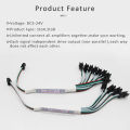 Mini TTL Pixel LED Signal Amplifier DC 5V 12V 24V for WS2811 WS2812B SK6812 3pin Addressable RGBIC Horse Race LED Strip Lights. 