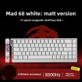 MADLIONS MAD 60/68 HE 8Khz Wired Magnetic Axis Keyboard 68-key Hot-swappable Macro Defines Ultra-low Latency Gaming Keyboard.