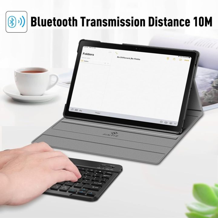 Keyboard%20Case%20for%20Samsung%20Galaxy%20Tab%20A8%2010.5%20Inch%202022%20Model%20(SM-X200/X205/X207),%20Slim%20Lightweight%20Stand%20Cover%20with%20Magnetically%20Detachable%20Wireless%20Bluetooth%20Keyboard,%20Black%20-%20Image%208
