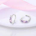 925 Silver Hoop Earring For Woman Pendientes Moon Sun Original Earrings Fashion Jewelry.