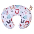Baby Nursing Pillow Cover Newborn Maternity Breastfeeding Pillow Cover Slipcover with Play Cartoon Print U Shape. 