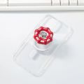 Creative 3D Water Valve Magnetic Holder Acrylic Clear for Magsafe Case for IPhone 15 16 Plus 11 Pro Grip Tok Detachable Bracket. 