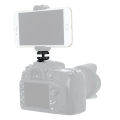 1/4 Hot Shoe Mount Phone Holder Dual Nut Cold Shoe Adapter Bracket For Double-Layer Camera Hot Shoe Adapter Accessories. 