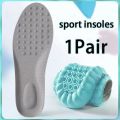 4PCS Soft Elasticity Sole Breathable Comfortable Insoles Men and Women's Sports Shock Absorbing Insole Outdoor Running Insoles. 