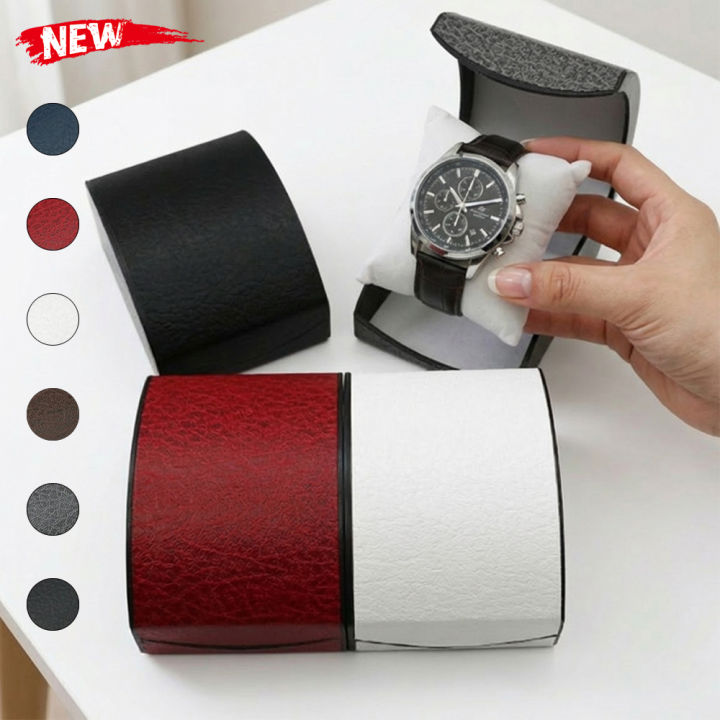 Watch Storage Box Travel Case Organizer Single Wrist Holder For Women Jewelry Box  Watch Organizer For men Watch Display Cases
