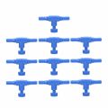 10pcs Fish Tank Air Line Flow Control Regulator Valve Aquarium For 4/6mm Airline Tubing Pipe Adjustable Connector Switch Tap. 