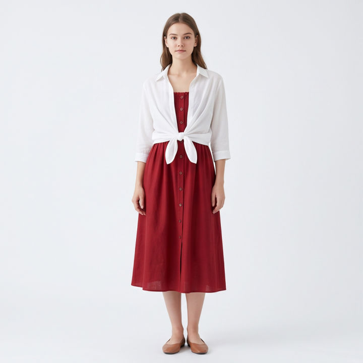 Western Dress Summer Fashion Blazer Tops and Skirt, Girls' for Women's Bottom Nature Outfit