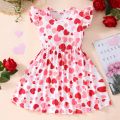 2024 Dress Girl Kids Clothes Summer Short Sleeve Floral Birthday Party Cute Fashion Toddler Princess Dresses 2 3 4 5 6 Years. 