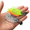 Spinner Bait 7g/9g/12g/14g/21g Fishing Lures Kit Pesca Chatter Weedless Metal Blade Jig Head Hook Wire 1-5Pcs Spinnerbait.