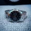 New fashionable Rosra Stainless Steel Quartz Watch for Man - Black - Watch For Men - Watch For Men. 