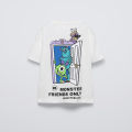 Toddler T-shirt Cute Monster Print Short Sleeve Crewneck Tops 2025 Summer New Design Tees Boys Girls Casual Sports Loose Clothes. 