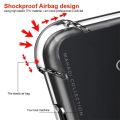 For Xiaomi Redmi Note 12 4G Global Silicone Airbag cover Shockproof Transparent Protective Clear Back Cover TPU Case .