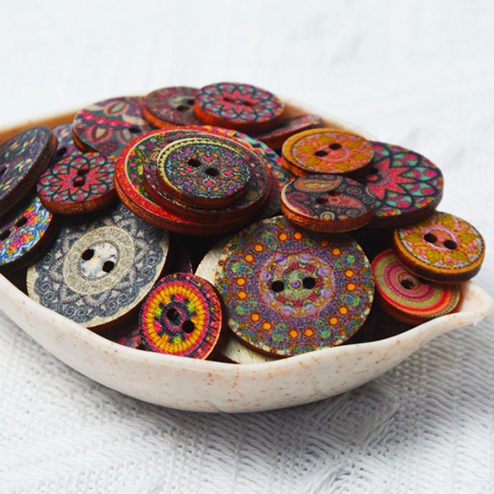 15-25mm%2050pcs%20Retro%20Wooden%20Buttons%202%20Holes%20for%20Handwork%20Sewing%20Scrapbook%20Clothing%20Button%20DIY%20Crafts%20Accessories%20%20Card%20Decor%20-%20Image%205