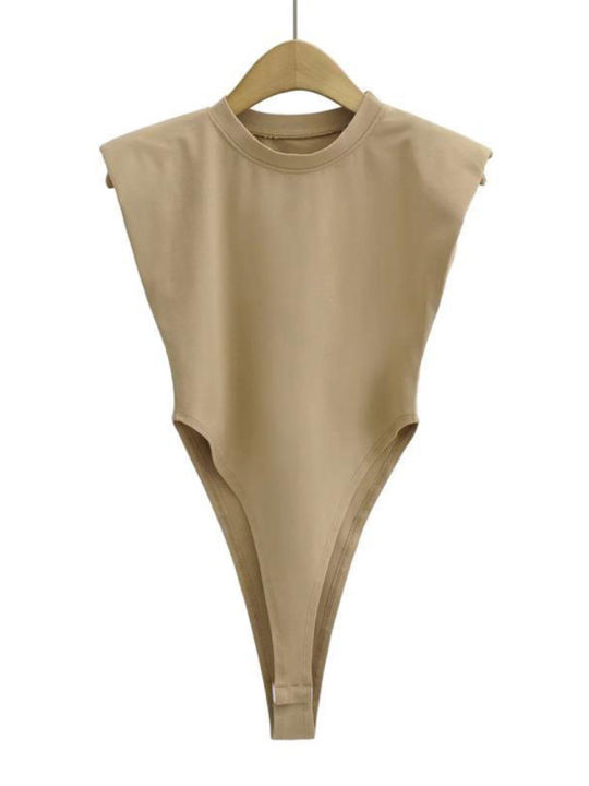 tops%20women%20Summer%20one-pieces%20bodycon%20bodysuit%20padded%20shoulder%20bodysuit%20black%20sleeveless%20body%20suits%20for%20women%20white%20-%20Image%204