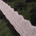 1 yard | white milky chicken Kari  lace for ladies dress | perfect match for casual dresses | make your dress more beautiful and elegant. 