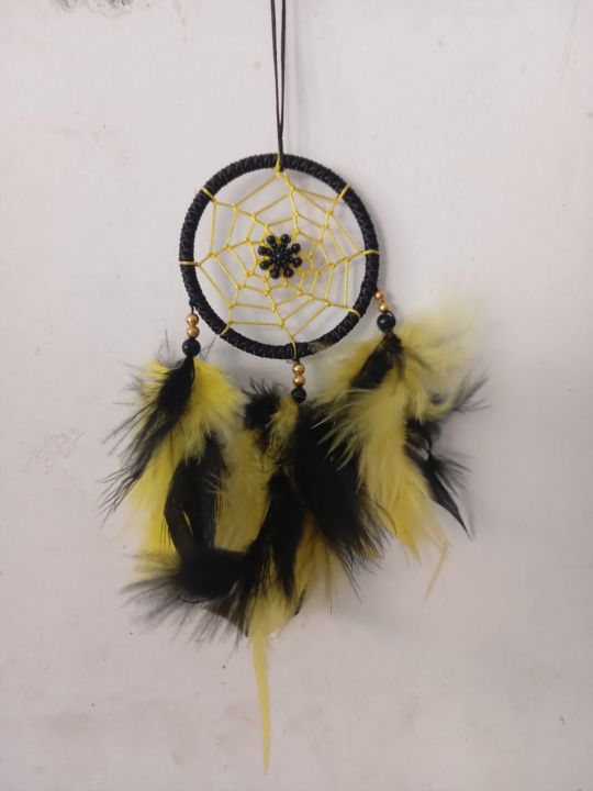 Dream Catcher Wall Hanger Beads Web Hand Made Unique Gift