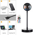 USB 5V Tuya Smart Sunset Lamp Night Light Sunset Projector Smart Life APP Remote Led Lights Room Decoration Photography   lightify. 