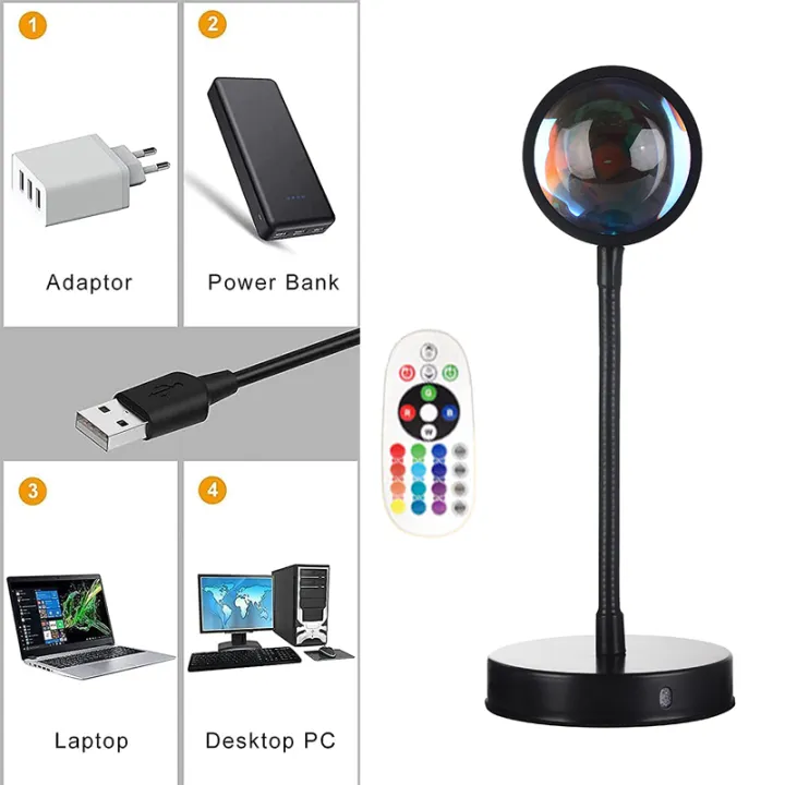 USB%205V%20Tuya%20Smart%20Sunset%20Lamp%20Night%20Light%20Sunset%20Projector%20Smart%20Life%20APP%20Remote%20Led%20Lights%20Room%20Decoration%20Photography%20%20%20lightify%20-%20Image%205